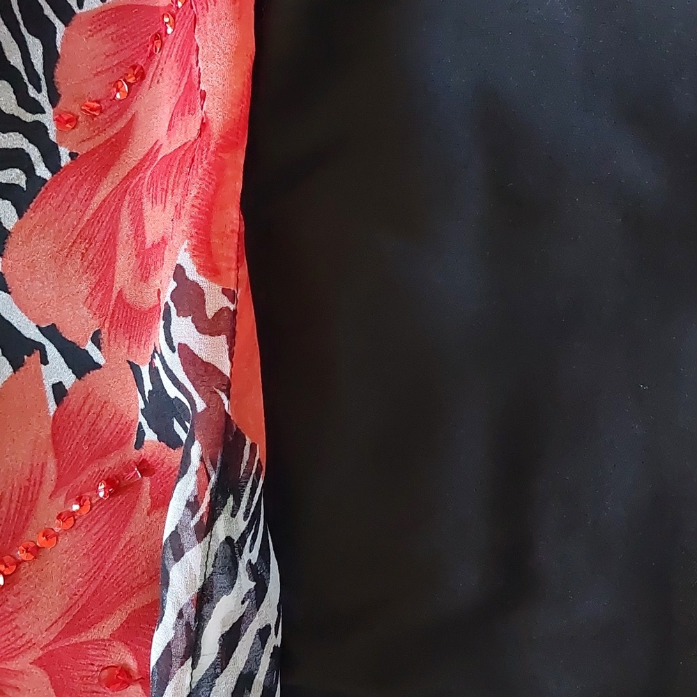 JMB Signature Chiffon Blouse with Sequins - Picture 5 of 9